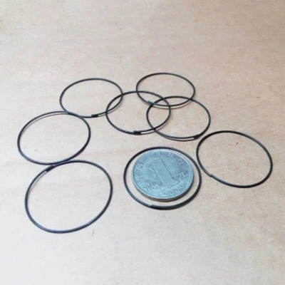 Anillo de bloqueo de alambre de acero D15-D54 anillo de retención de resorte círculo clip GB/T921-86  Foto 1 de 4