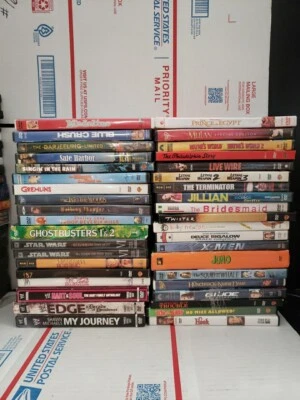 DVD Lot of 40 WWF Star Wars X-men Movies 1990's 2000's WHOLESALE ~ Trl3#55 - Image 1 of 4