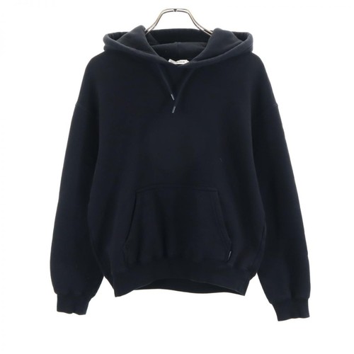 BALENCIAGA Felpe Manica Lunga XS Nero Cappuccio: Fodera in Pile Donna