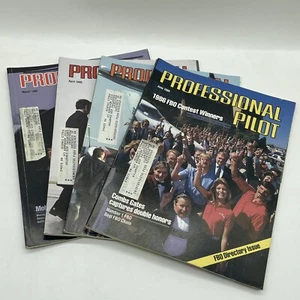 Professional Pilot Magazine Lot Of 4 March April May June 1986 Vol.20 No 3-4-5-6 - Foto 1 di 9