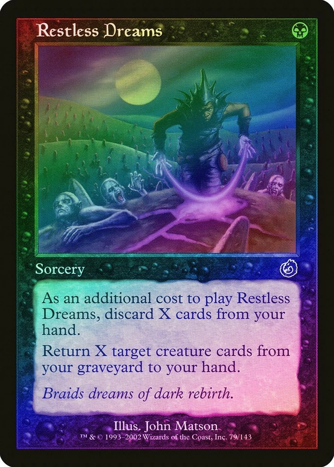 Restless Dreams FOIL Torment PLD Black Common MAGIC GATHERING CARD ABUGames - Image 1 of 1