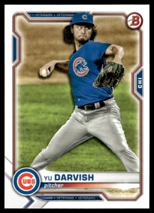2021 Bowman Yu Darvish Chicago Cubs #70 - Picture 1 of 2