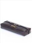 Scully H637 Hidesign Black Leather Cosmetic Pouch