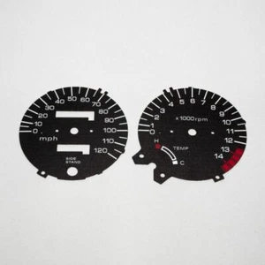 Honda CB 400 NC31 1992-1994 MPH Aftermarket Instrument Cluster Black Gauge Faces - Picture 1 of 1