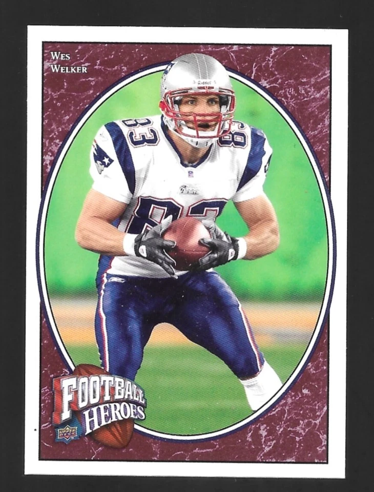 2008 Upper Deck Heroes Wes Welker Football Cards #94 - Image 1 of 1
