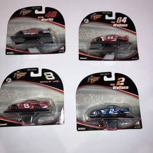 Lot of 4 NASCAR Winner's Circle Die Cast 1:64 2006 NEW ON CARDS DALE JR, Wallace - Picture 1 of 7
