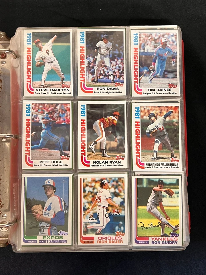 1982 Topps Baseball Cards Complete Your Set U-Pick (#'s 7-50) Nm-Mint - Image 1 of 1