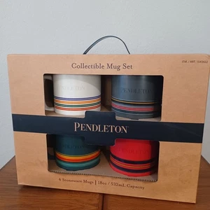 Juego de tazas exclusivo de Costco de gres coleccionable de los parques nacionales Pendleton nuevo en caja - Imagen 1 de 12