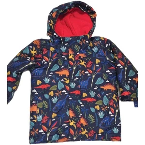 The Childrens Place Toddler Boys Dinosaur Winter Coat Sz 5T Full Zip Hooded - Picture 1 of 7