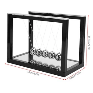 Pendulum Ball Decoration Long-Lasting Ornament For Home And Study Decor Blac SNQ - Picture 1 of 22