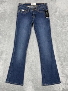 Jeans bambino Phat donna junior 5 blu scuro gamba dritta denim elasticizzato logo gatto - Foto 1 di 17