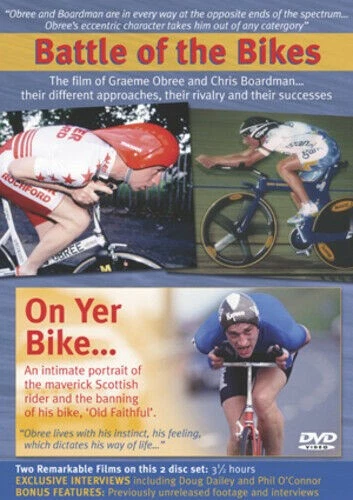 Battle of the BikesOn Yer Bike Graeme Obree 2 discs DVD Region 2 - Like New - Image 1 of 1