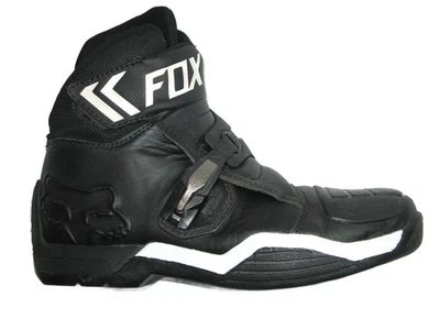 Fox Bomber Low-Cut Motorcycle Boots Men Sz 12 EU 46.5 Heavy Duty Black w Buckle - Image 1 of 4