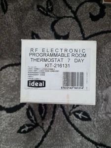 Ideal 216131 RF Electronic 7 Day Programmable Room Thermostat Kit - Picture 1 of 3