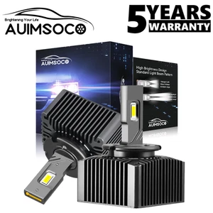 Kit de bombillas de faros LED D5S D5R 180W 6500K blanco HID par de lámparas de conversión - Imagen 1 de 12