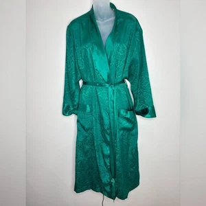 Accappatoio Victorias Secret Gold Label verde smeraldo manica lunga taglia small vintage - Foto 1 di 6