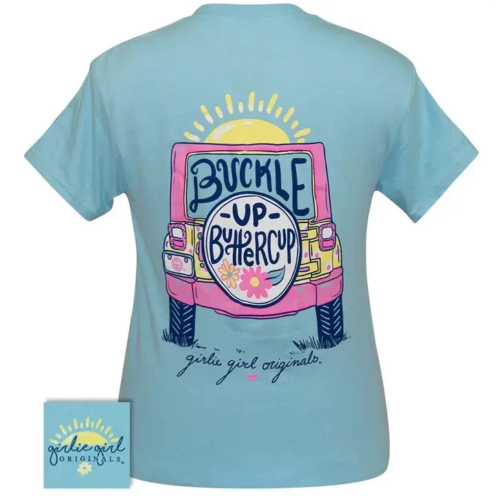 Girlie Girl Originals Buckle Up Buttercup Sky Blue Small - Image 1 of 1