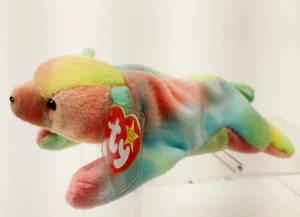 Ty Beanie Baby Sammy The Rainbow Bear MWMT  - Picture 1 of 11