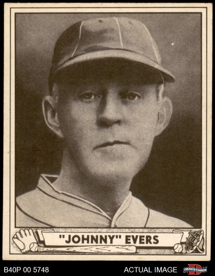 1940 Play Ball #174 Johnny Evers Cubs HOF 6.5 - EX/MT+ - Image 1 of 1