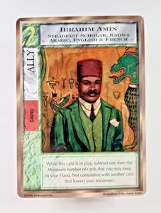 Ibrahim Amin - Mythos CCG Karte (1996 Chaosium) Ally, Cairo Cthulhu Lovecraft - Bild 1 von 2