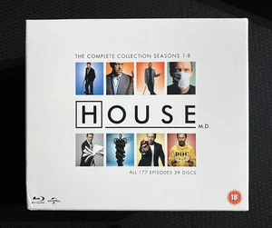 House M.D.: The Complete Collection TV Drama Series RARE 39-Disc Blu-Ray Box Set - Picture 1 of 7