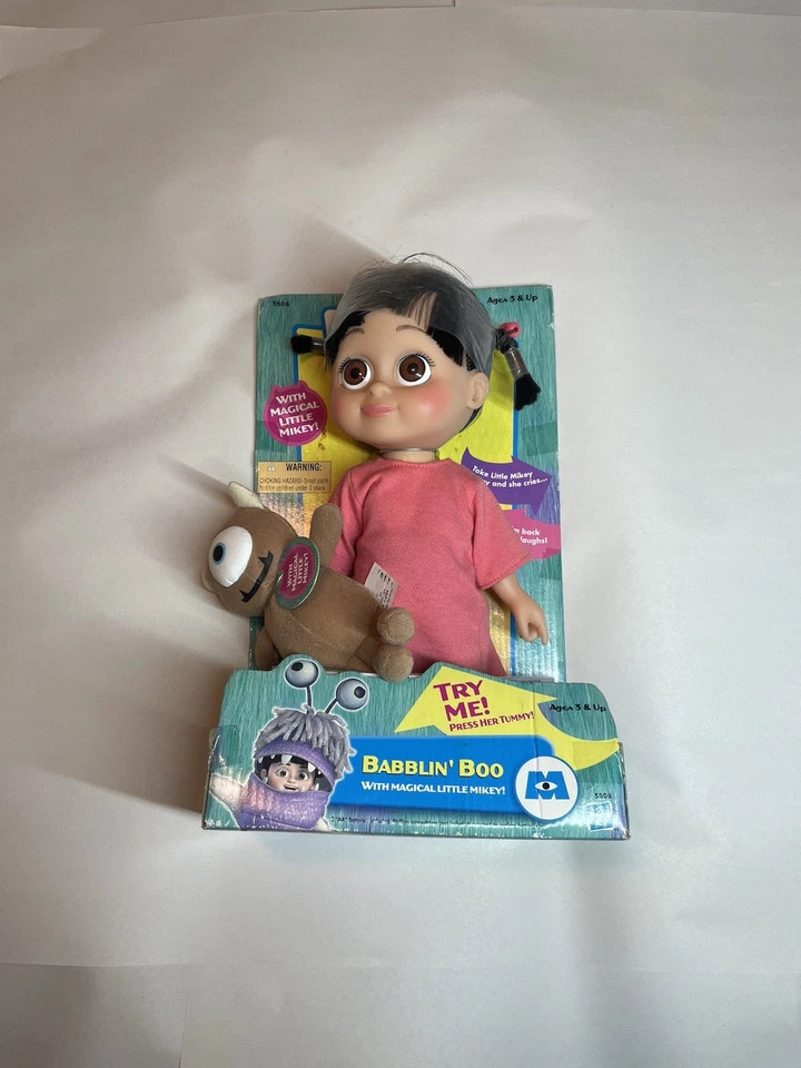 Disney Monsters Inc Babblin' Boo W Magical Little Mikey 2001 Hasbro 3808