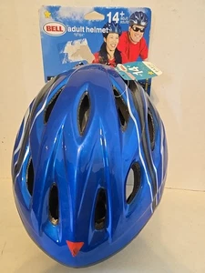 Casco Ciclismo Bell Adulti 14+YR Blu Adulto Bici Basic Reflex Nuovo Con Etichette - Foto 1 di 9