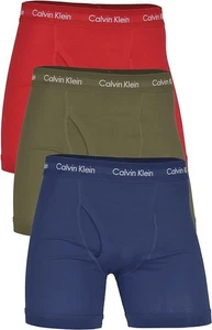 Calvin Klein Men's NB2616941 Cotton Stretch 3-Pack Boxer Brief-Small - Picture 1 of 2