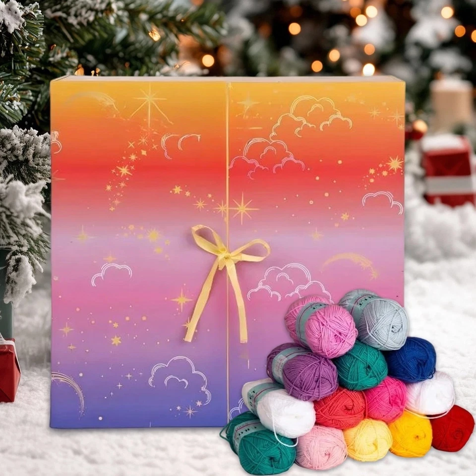 Crochet Society Advent Calendar 2025 ,24 Days of Yarn Gift UK