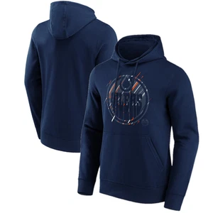 Edmonton Oilers Men's Hoodie NHL Etch Graphic Hoodie - New - Picture 1 of 3