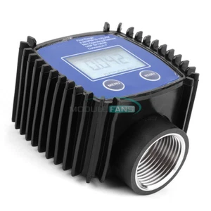 Digital Turbine Diesel Öl Kraftstoff Durchflussmesser Messgerät LCD Wasser Meer Flüssigkeit Durchflussmesser - Bild 1 von 15