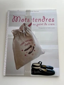 Mots Tendres Au Point de Croix Anne Sohier-Fournel French Book Small Projects - Picture 1 of 2