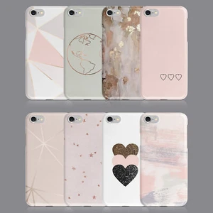 HANDYHÜLLE ROSA MARMOR ROSEGOLD HERZEN FÜR IPHONE 7 8 XS XR SAMSUNG S8 S9 PLUS - Bild 1 von 9