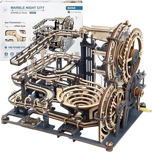 Advanced 3D Wooden Marble Run Puzzle - 294 Piece Building Kit for Adults - Picture 1 of 8