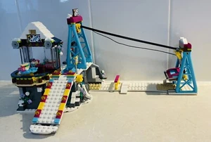 LEGO Friends Snow Resort Ski Lift 41324 Complete Retired Minifigs Manual - Picture 1 of 10