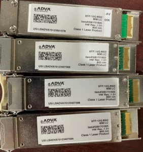 LOT OF 4  ORIGINAL ADVA 0061701825 SFP - Picture 1 of 3