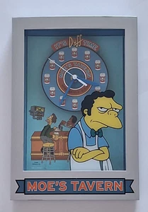 Simpsons Clock Moe’s Tavern Duff Beer Man Cave Wall Desk 2003 TESTED WORKS - Picture 1 of 4