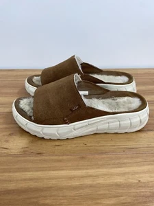 UGG Women Westsider Genuine Shearling Lined Slide Sandals Size 10 Chestnut Cozy - Picture 1 of 17