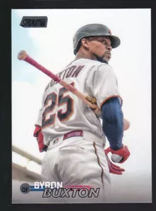 2023 Topps Stadium Club #92 BYRON BUXTON Minnesota Twins BLACK FOIL Parallel - Picture 1 of 2