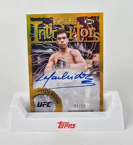 2024 Topps Finest UFC Lyoto Machida Intimidators Auto Gold 31/50 - Bild 1 von 2