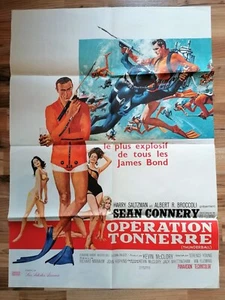 Original James Bond, Kinoplakat, Operation Tonnerre, Thunderball, Feuerball,1965 - Bild 1 von 8