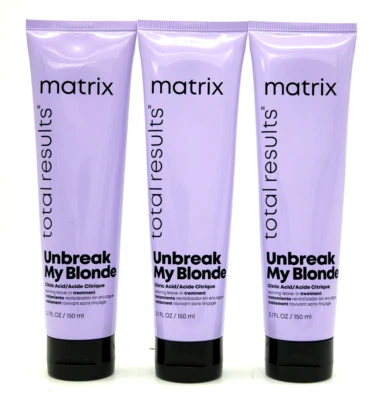 3 x Matrix Total Results Unbreak My Blonde Reviving Leave-In Treatment 5.1 oz. - Image 1 of 4