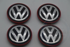 Tapacubos original VW tapa de llanta tapa de buje cromo rojo Ø 65 mm/55 mm 5G0601171B LYC - Imagen 1 de 7