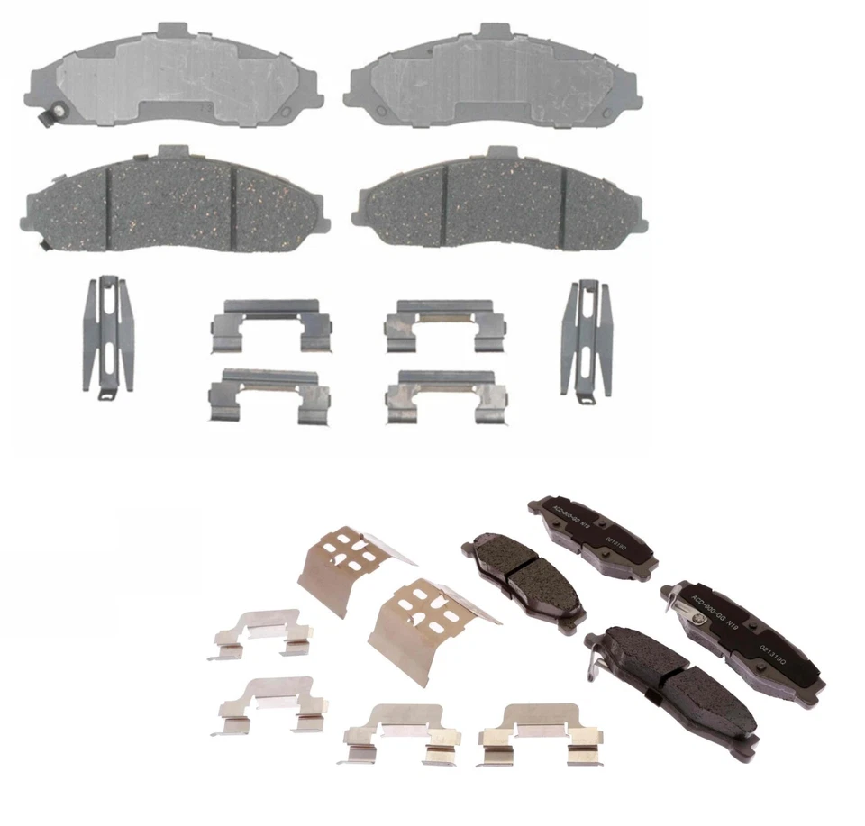 Juego de pastillas de freno de disco delanteras y traseras ACDelco para Chevrolet Corvette Cadillac XLR Foto 1 de 1