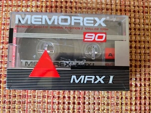 Memorex MRX 1, 90 Minute Premium Audio Cassette Tape NEW, Sealed - Picture 1 of 2