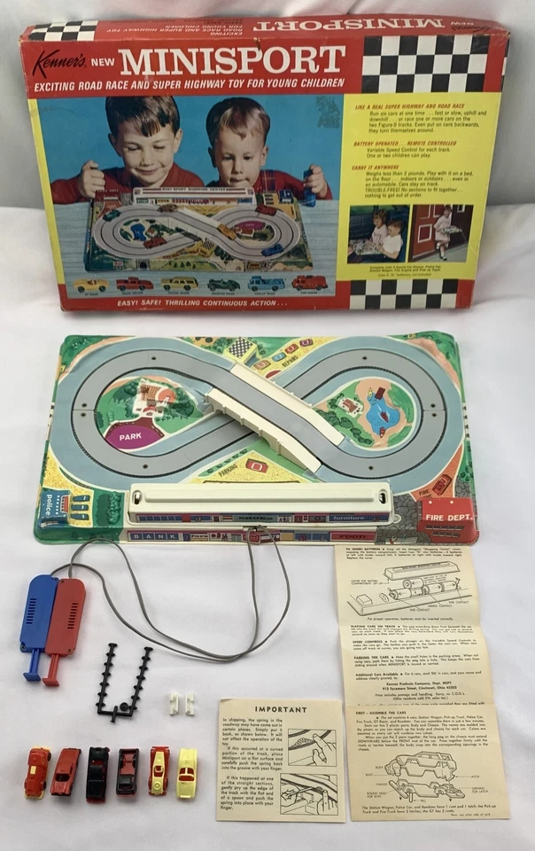 Kenner Minisport Highway Road Race 1967 juego completo en buen estado envío gratuito Foto 1 de 4