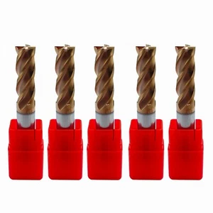 5pcs HRC55 tip diameter 12mm 4 Flute End Mill CNC Milling Cutter Bit - Picture 1 of 6
