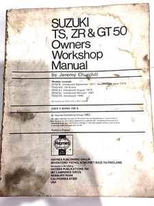 Haynes Werkstatthandbuch Suzuki TS ZR GT 50 77-81 - Bild 1 von 8