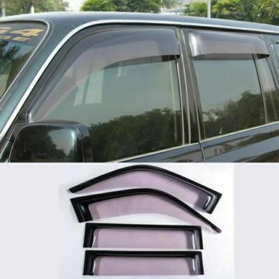 For Land Cruiser LC/FJ80 91-97 Window Visor Vent Shades Sun Rain Guard Deflector - Image 1 of 4