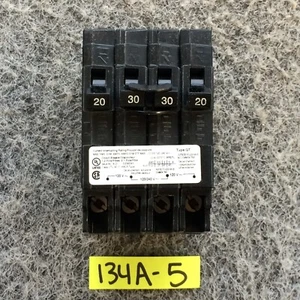 Siemens Q22030CT 30-Amp Double Pole Two 20-Amp Single Pole Circuit Breaker NOS - Picture 1 of 11